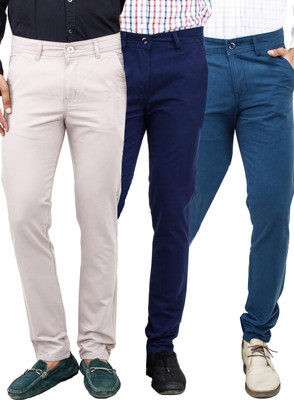 

Uber Urban Slim Fit Men's Multicolor Trousers