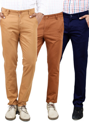 

Uber Urban Slim Fit Men's Multicolor Trousers