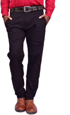 

British Terminal Chinos Skinny Fit Men's Black Trousers
