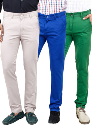 

Uber Urban Slim Fit Men's Multicolor Trousers