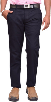 

British Terminal Slim Fit Men's Dark Blue Trousers, Navy