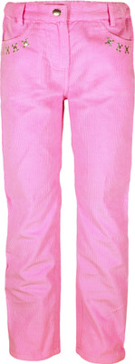 

Caca Cina Regular Fit Girls Pink Trousers