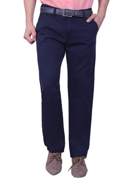 STUDIO NEXX Regular Fit Men Blue Trousers