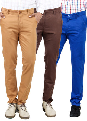 

Uber Urban Slim Fit Men's Multicolor Trousers
