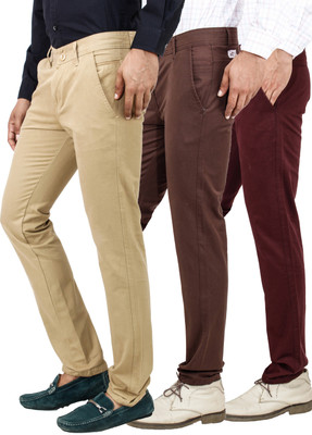 

Uber Urban Slim Fit Men's Multicolor Trousers