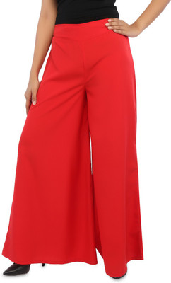 Amagav Regular Fit Women Red Trousers