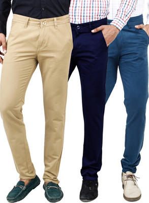 

Uber Urban Slim Fit Men's Multicolor Trousers