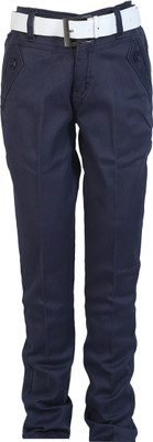 

Awack Slim Fit Boys Grey Trousers