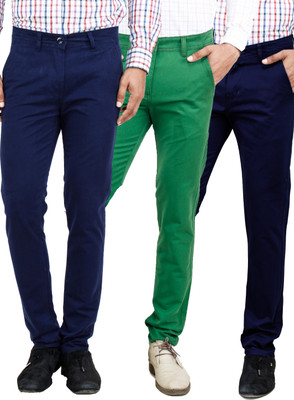 

Uber Urban Slim Fit Men's Multicolor Trousers