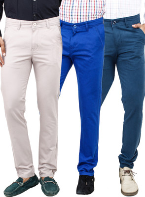 

Uber Urban Slim Fit Men's Multicolor Trousers