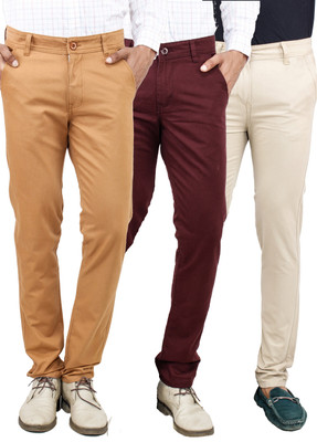 

Uber Urban Slim Fit Men's Multicolor Trousers