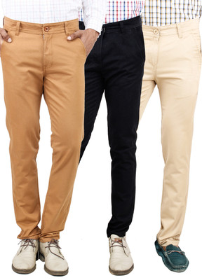 

Uber Urban Slim Fit Men's Multicolor Trousers