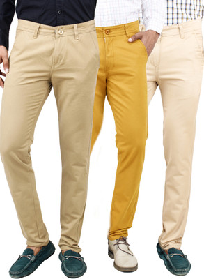 

Uber Urban Slim Fit Men's Multicolor Trousers