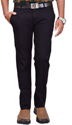 

British Terminal Slim Fit Men's Black Trousers