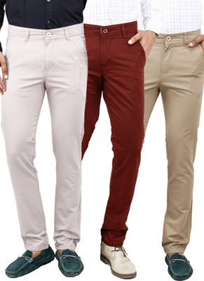 

Uber Urban Slim Fit Men's Multicolor Trousers