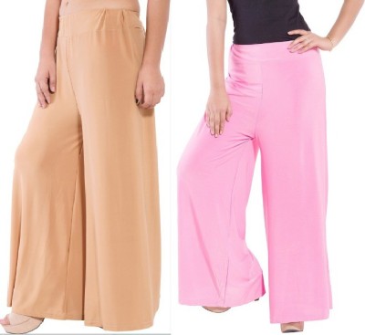 MARAMI Regular Fit Women Pink, Beige Trousers