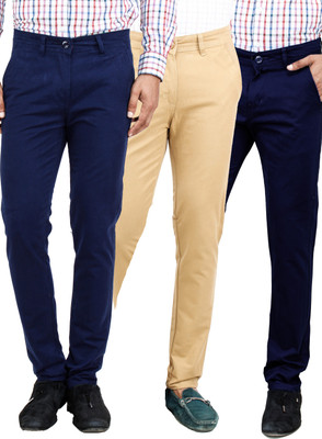 

Uber Urban Slim Fit Men's Multicolor Trousers