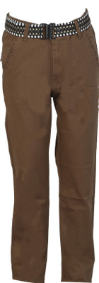 

Awack Slim Fit Boys Brown Trousers