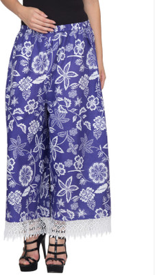 

Famous by Payal Kapoor Regular Fit Women's Blue, White Trousers