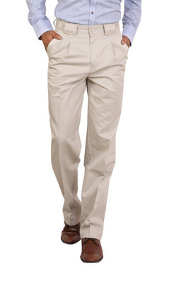 

Bottoms Regular Fit Men's Beige Trousers, Fawn