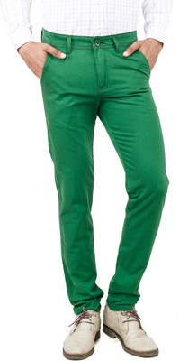 Uber Urban Rocky Slim Fit Men's Green Trousers