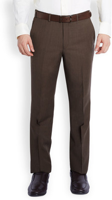

Raymond Regular Fit Men's Brown Trousers
