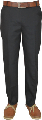 

Le-Meiux Slim Fit Men's Black Trousers