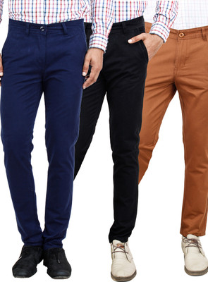 

Uber Urban Slim Fit Men's Multicolor Trousers
