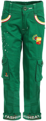 

Benext Regular Fit Boys Green Trousers