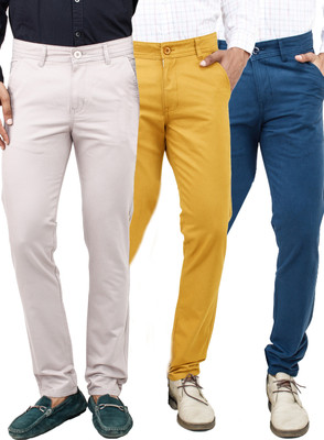 

Uber Urban Slim Fit Men's Multicolor Trousers