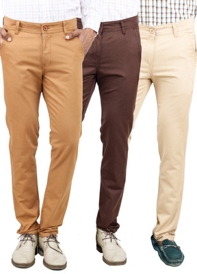 

Uber Urban Slim Fit Men's Multicolor Trousers