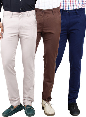 Uber Urban Slim Fit Men's Multicolor Trousers