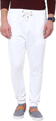 HYPERNATION Slim Fit Men White Trousers
