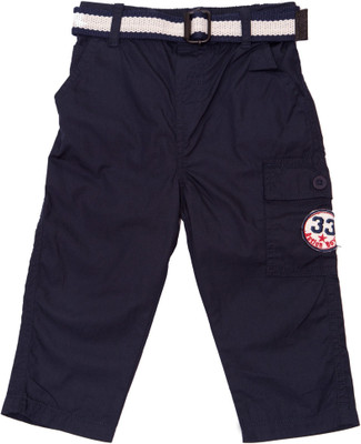 

ChildKraft Regular Fit Baby Boys Dark Blue Trousers, Navy