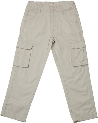 

People Boys Beige Trousers, Khakhi