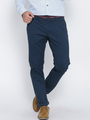 

Blackberrys Slim Fit Men's Dark Blue Trousers, Nyai17e/true navy