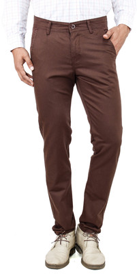

Uber Urban Rocky Slim Fit Men's Brown Trousers, Chocolate