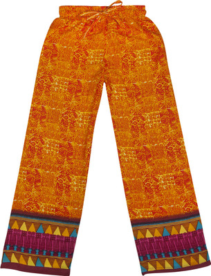 

Hunny Bunny Regular Fit Girls Yellow Trousers
