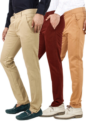 

Uber Urban Slim Fit Men's Multicolor Trousers