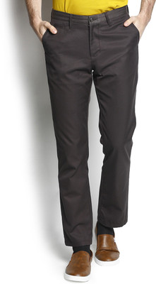 Blackberrys Regular Fit Men Brown Trousers