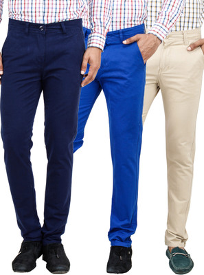 

Uber Urban Slim Fit Men's Multicolor Trousers