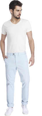 

Jack & Jones Slim Fit Men's Blue Trousers, Blue depths