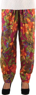 

Ankita Printed Cotton Blend Women Harem Pants, Multicolor