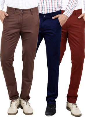 

Uber Urban Slim Fit Men's Multicolor Trousers