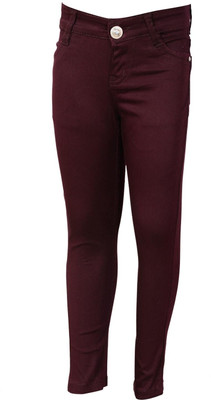 

Ganga S1008 Slim Fit Girls Brown Trousers