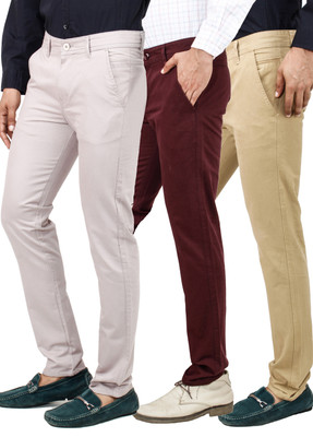 

Uber Urban Slim Fit Men's Multicolor Trousers