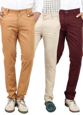 

Uber Urban Slim Fit Men's Multicolor Trousers