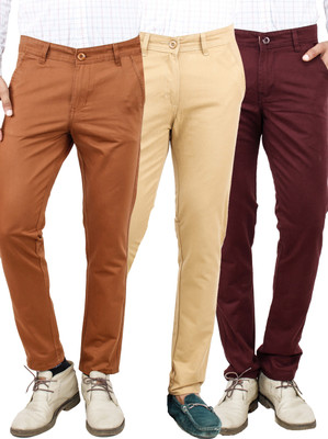 

Uber Urban Slim Fit Men's Multicolor Trousers