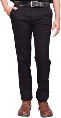 

British Terminal Slim Fit Men's Black Trousers