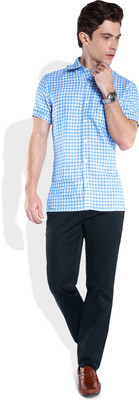 

Park Avenue Slim Fit Men's Blue Trousers